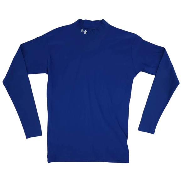 Under Armour Other - Under Armour Stretch Compression Shirt Long Sleeve Mock Turtleneck Vintage - L